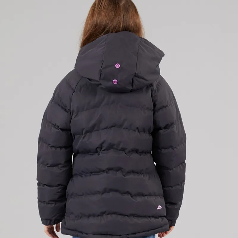 Outlet Trespass Piger Amira Waterproof Padded Præstation/Teknisk Grå Grå