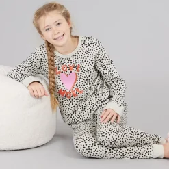 Threadgirls Piger Aurora nattøj sæt Ecru