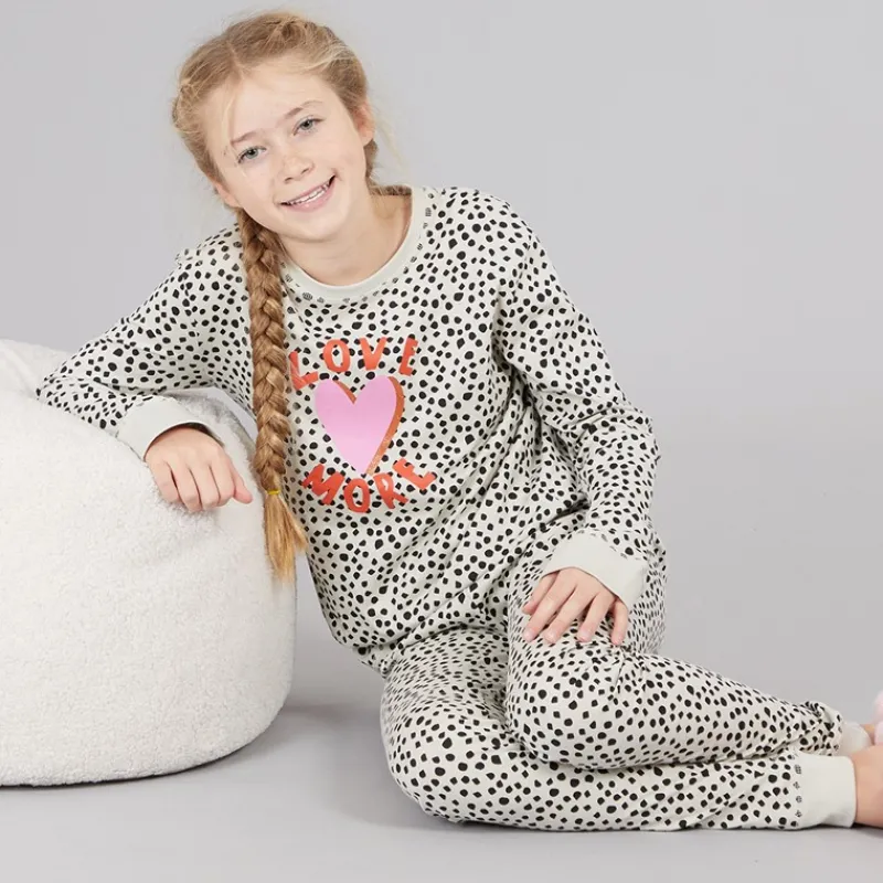 Threadgirls Piger Aurora nattøj sæt Ecru
