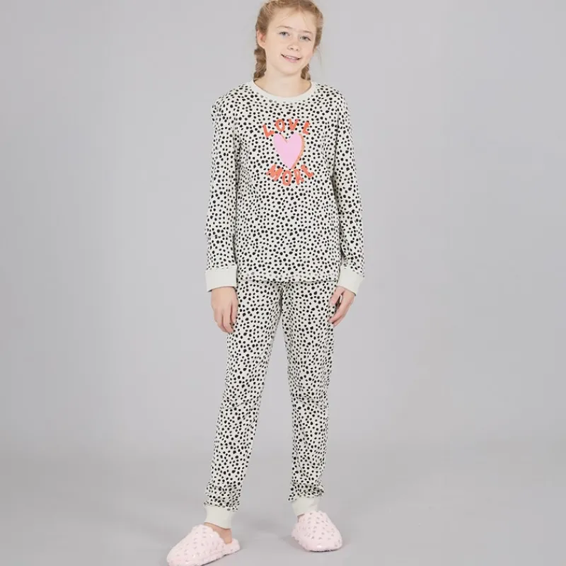 Threadgirls Piger Aurora nattøj sæt Ecru