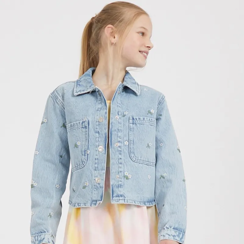 Online Only Piger Cassie Denim Bluser og skjorter Blå