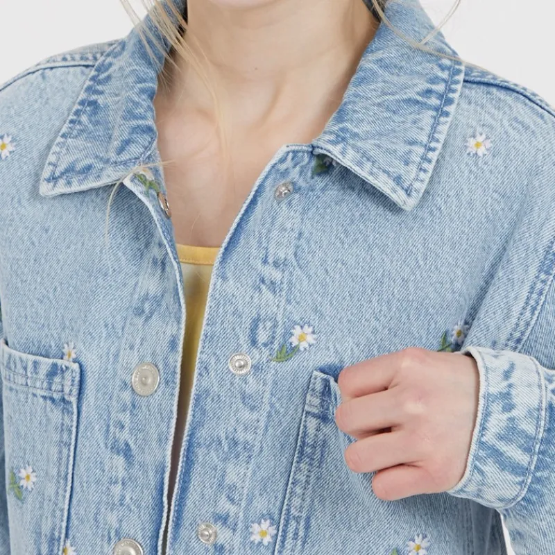 Online Only Piger Cassie Denim Bluser og skjorter Blå