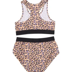 Bench Piger Crop Top Og Briefs Sæt Peach/​Camo
