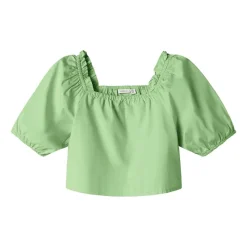 Clearance Name It Piger Fabow Cropped Top Arcadian Grøn Grøn