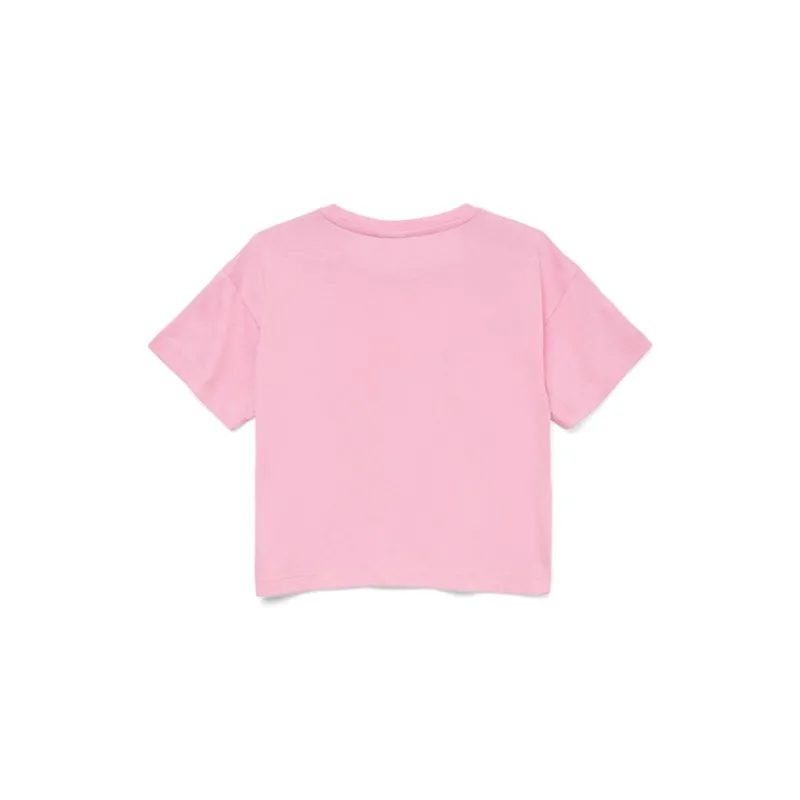 Clearance Vero Moda Piger Feel Cropped Boxy T-Shirt Bonbon Do What M- Bonbon