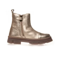Copenhagen Shoes Piger Flotte Lave Støvler 012 Guld Metallic Metallisk