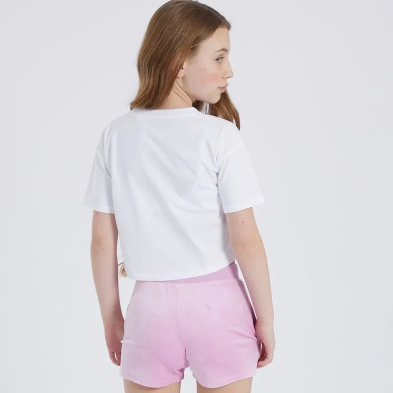 Hot Juicy Couture Piger Heart Boxy And Velour Sæt Flerfarvet Hvid