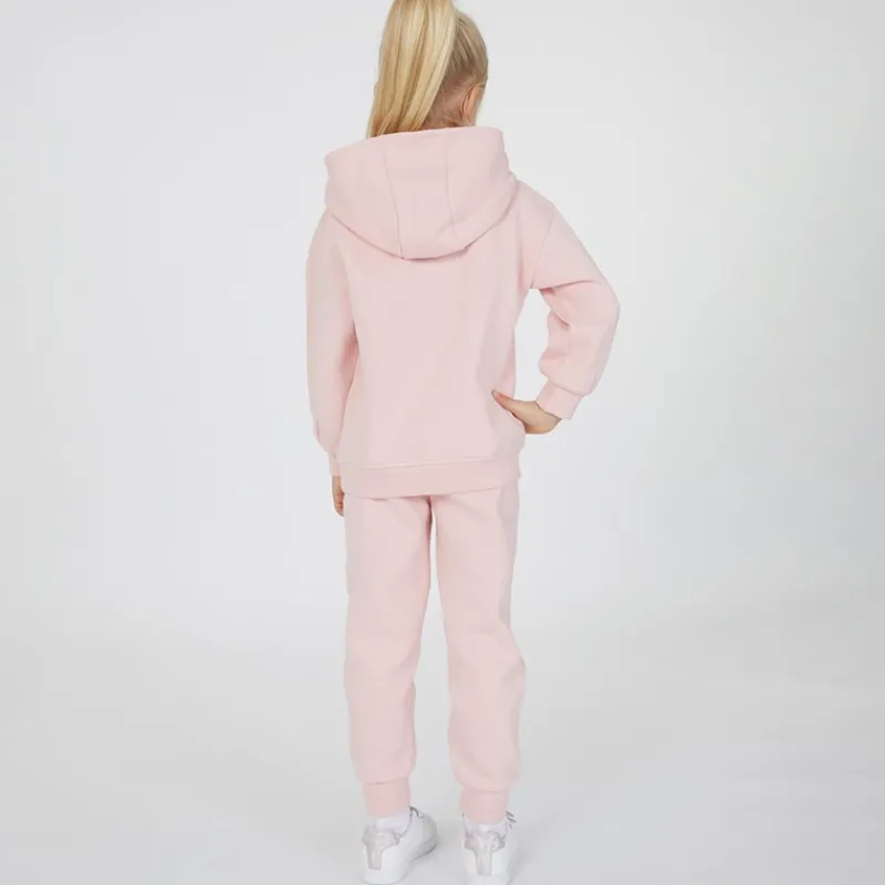 Hot Ellesse Piger Hoodie og Joggingbukser Sæt med Jessica Logo Rosa