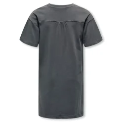 New Only Piger Jilli Life Kortærmet Slids Kjole Blackened Pearl