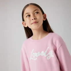 Hot Name It Piger Judie Sweatshirt Cameo Pink