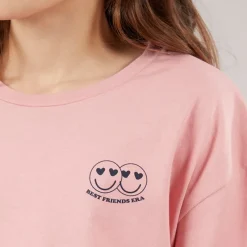 Discount Vero Moda Piger Kelly T Shirt Rose Elegance/​Bedste Ven Æra Rose Elegance Best Friend Era