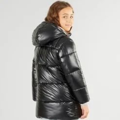 Hot U.S. POLO ASSN. Piger Lang Vatteret Jakke Sort