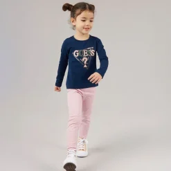 Best Guess Piger langærmet t-shirt Secret Blue Marineblå