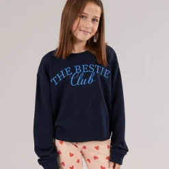New Vero Moda Piger Linsey Sweatshirt Navy Blazer The Bestie Club