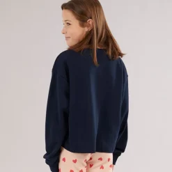 New Vero Moda Piger Linsey Sweatshirt Navy Blazer The Bestie Club