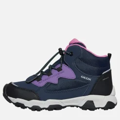 Online GEOX Piger Magnetar Ankelstøvler Navy/Violet