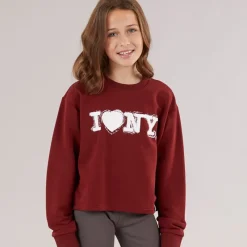 Vero Moda Piger New York Sweatshirt C-12 Syrah/New York/Niagara Falls C-12 Syrah_New York & Niagara Falls
