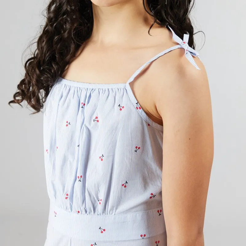 Discount Vero Moda Piger Odea Kort Kjole Sne Hvid Kirsebær