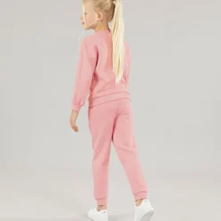 Outlet Ellesse Piger Paige Sweatshirt Og Joggingbukser Pink