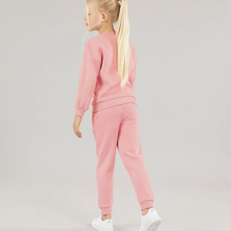 Outlet Ellesse Piger Paige Sweatshirt Og Joggingbukser Pink