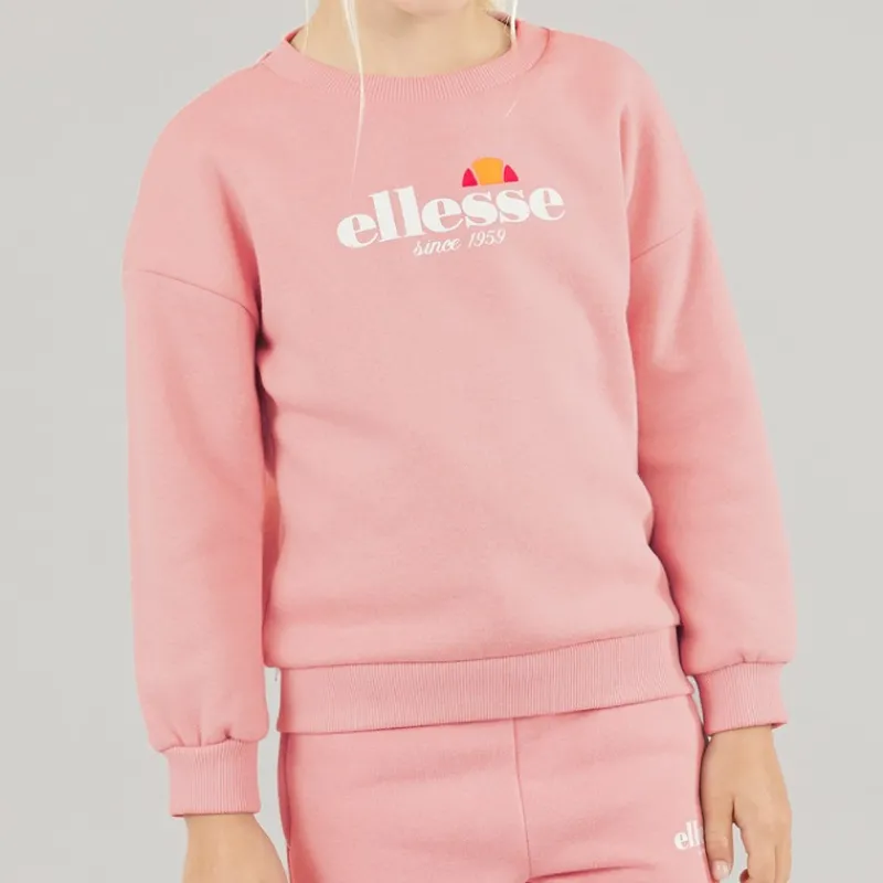 Outlet Ellesse Piger Paige Sweatshirt Og Joggingbukser Pink