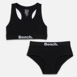 Bench Piger Renezza Cropped Top Og Hipster Trusser Sæt Sort