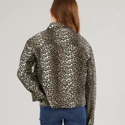 Only Piger Sandra-Lumi Printed Lette jakker Sort