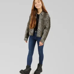 Only Piger Sandra-Lumi Printed Lette jakker Sort
