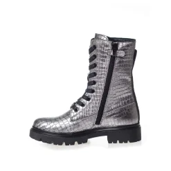 Hot Copenhagen Shoes Piger Støvler Glansfulde Piger 105 Metal Sølv