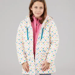 New Trespass Piger Suzee Paraply Vatteret Hætte Jakke Multi