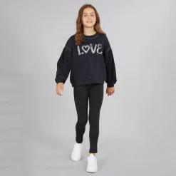 Sale MINOTI Piger Sweatshirts Sort