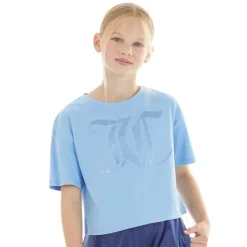 Online Juicy Couture Piger T-shirt Boxy i Tonen Della Robbia Blå Blå
