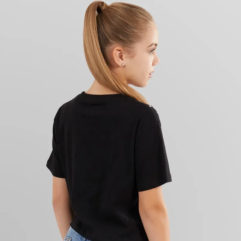 Hot Guess Piger T-shirt Jet Black A996