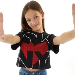 DKNY Piger T-shirt med korte ærmer Sort