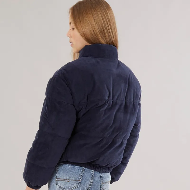 Best Juicy Couture Piger Velour Hættetrøje Pufferjakke Nattehimmel