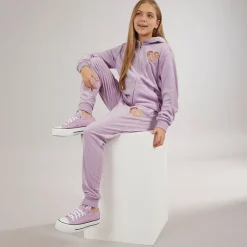 Online Juicy Couture Piger Velour Træningsdragt Lavendel lilla