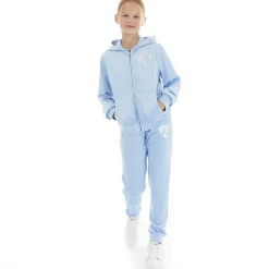 New Juicy Couture Piger Velour Træningssæt Della Robbia Blå Lyseblå