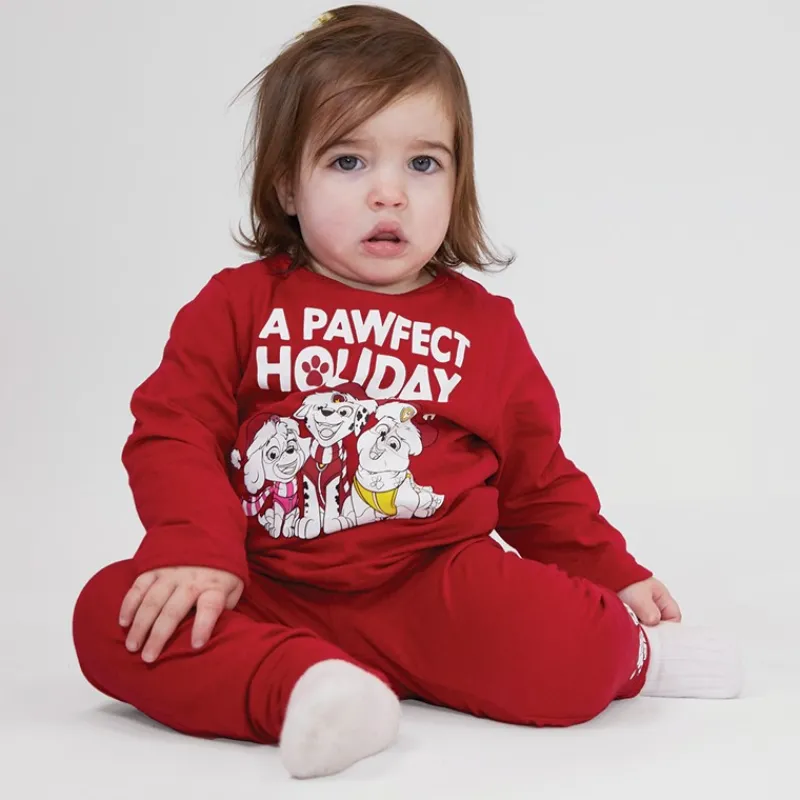 New PAW Patrol Piges Pyjamasæt Narren Rød