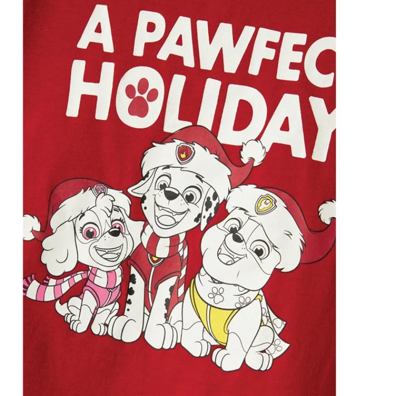 New PAW Patrol Piges Pyjamasæt Narren Rød