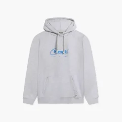 Clearance Woodbird Pote Kant Hættetrøje Snow Melange
