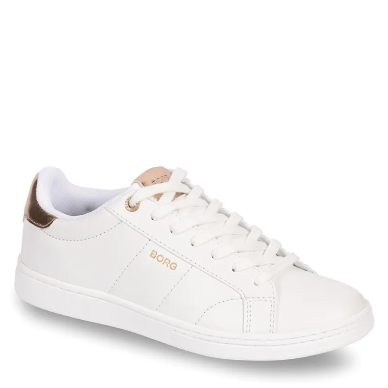 New BJORN BORG Sneakers med logo til kvinder T460 Whrg Hvid