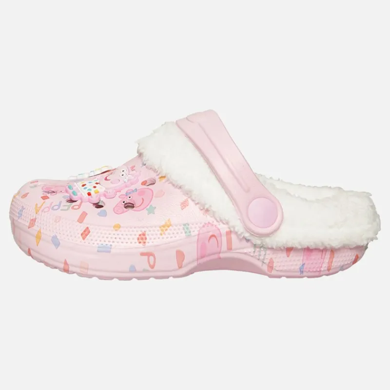 Sale Peppa Pig spædBørn Piger Linky Fur Foret Træsko Pink / Multi