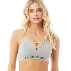 Clearance Reebok Sport-BH til kvinder Maryna Sømløs Grå Melange Grå