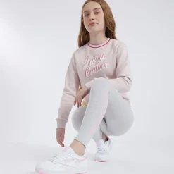 Sale Juicy Couture Sæt med Sweatshirt og Leggings til Piger Jordbær Creme