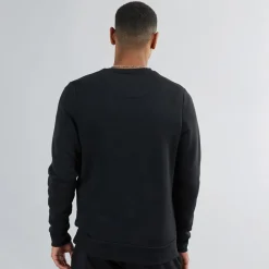 Outlet Brave Soul Sweatshirt med rund hals i til herre Sort