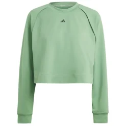 Sale adidas Sweatshirt til kvinder Aeroready Racerback med skjult ryg Preloved Grøn/​Sort