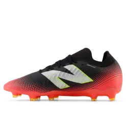 New Balance Tekela Magia Low Med snøre V4 FG Støvle til Firmt Underlag Sort