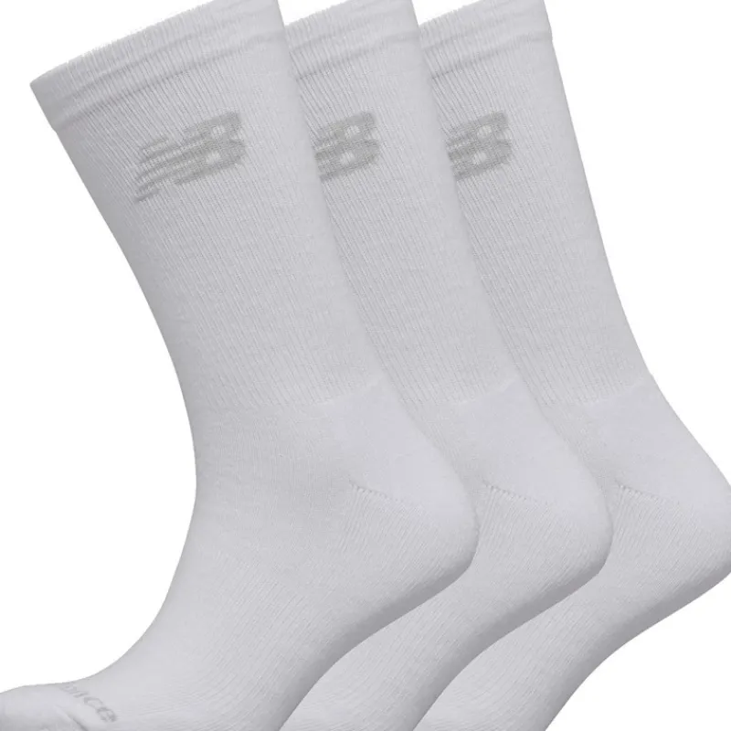 Best New Balance Tre par pudeforstærkede sokker Hvid