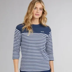 New Bench T-shirt Arian Blå til Kvinder Marineblå