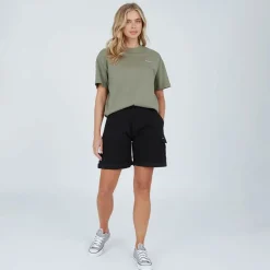 Clearance Bench T-shirt Oona Kaki Ash Dame